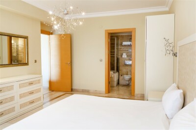 Goldcity'de 2+1 Rezidans, Alanya Kale ve Deniz Manzaralı