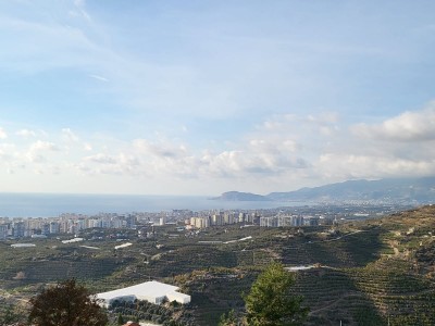 Резеденция в ГолдСити 3+ 1 ,  с видом на море, Аланью и горы Таурус