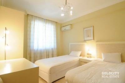 رزیدانس لوکس ۲ خوابه، ۲ سرویس بهداشتی،منظره قلعه آلانیا، دریا و کوه‌های توروس