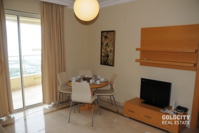 آپارتمان ۲ خوابه و ۲ سرویس بهداشتی با منظره استخر ریلکس ودریا در گلدسیتی