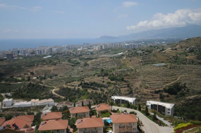 Goldcity Residence 3+1, 2 Bathroom, Alanya Castle, Sea and Taurus Mountains view