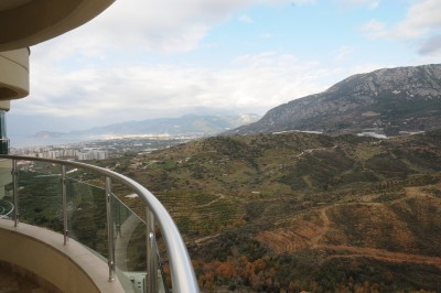 Goldcity Residence 3+1, 2 Bathroom, Alanya Castle, Sea and Taurus Mountains view